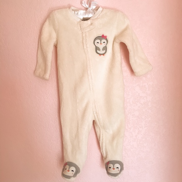 Little Wonders Footie Bodysuit Sleep & Play 6M EUC - Picture 7 of 7